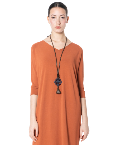 YAEL NADIV, art deco horn necklace ALMA MIDNIGHT - NOBANANAS - Image 3