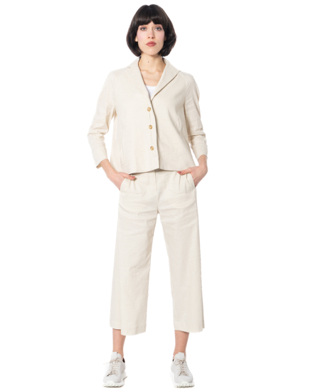 annette görtz, high waist linen culotte BINKO - NOBANANAS - Image 3
