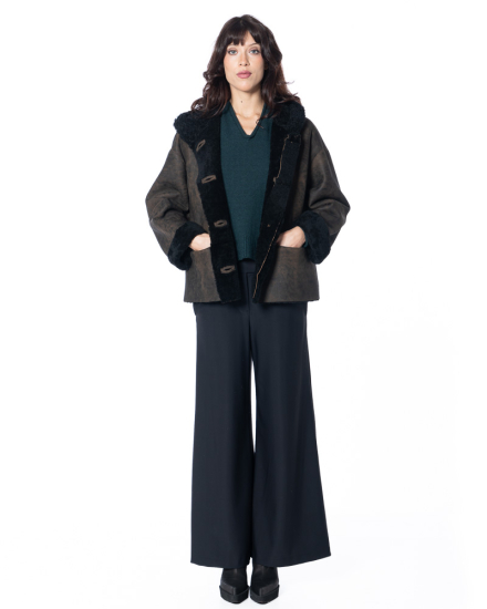 annette görtz, reversible fur jacket CAMP - NOBANANAS - Image 7
