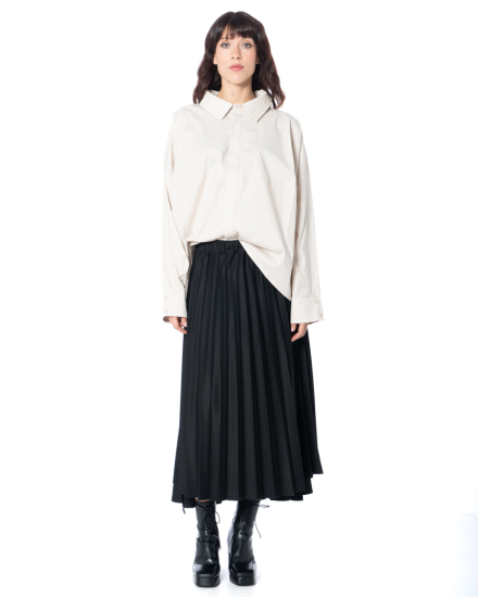 La Vaca Loca, asymmetrical pleated skirt CARICIA - NOBANANAS - Image 3