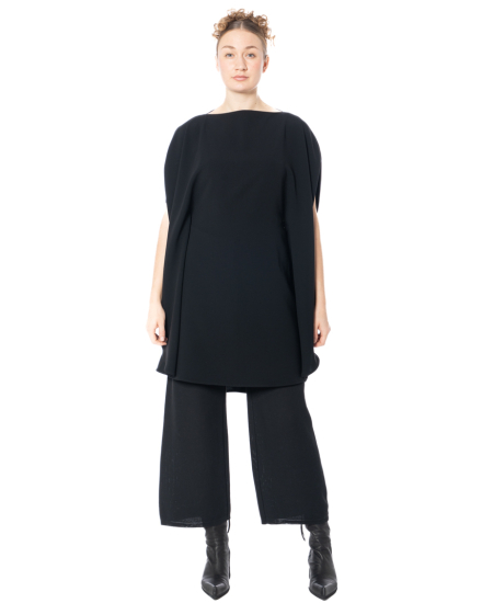 annette görtz, cape dress HEL made of flowing fabric - NOBANANAS - Image 4