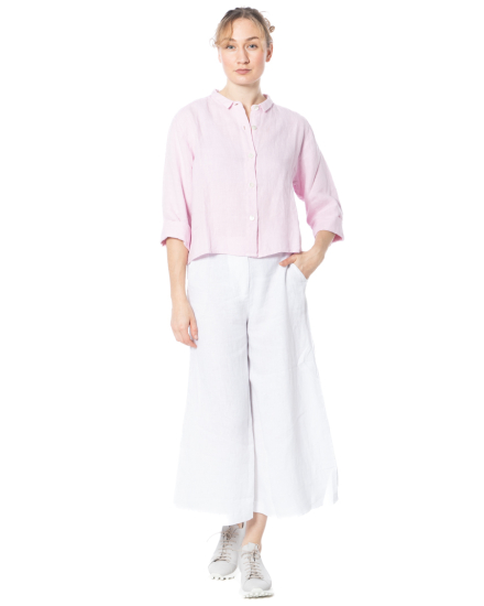 HENRY CHRIST, blouse with mother-of-pearl buttons - NOBANANAS - Image 3