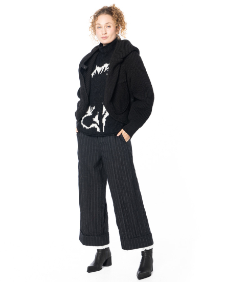 annette görtz, MAGO knit cardigan with hood - NOBANANAS - Image 3