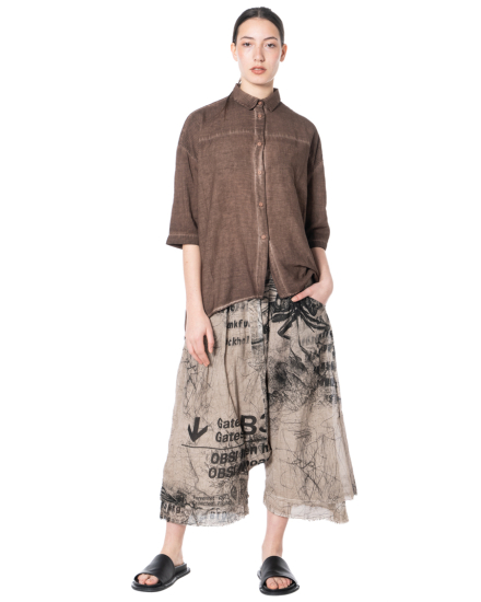 studiob3, locker geschnittenes Hemd NESSA mit Saumkante - NOBANANAS - Bild 4