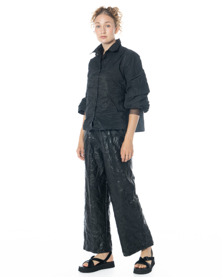 maria calderara, Kunstlederhose im Crinkle-Look - Nobananas - Bild 4