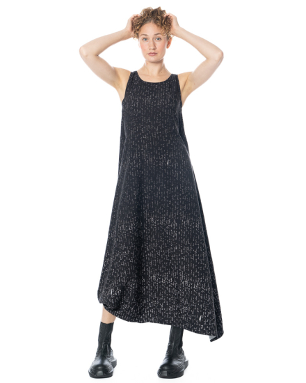 maria calderara, Kleid aus Scuba mit Lettering-Print - Nobananas - Bild 1