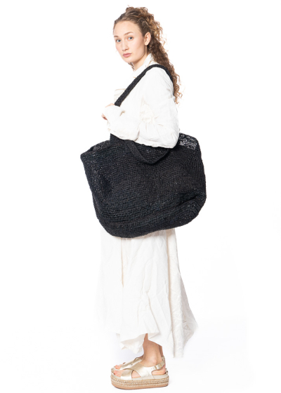RUNDHOLZ, voluminous shopper bag made from raffia 1241542515