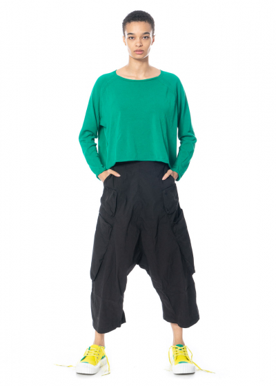 RUNDHOLZ DIP, light pants with low crotch 1232290102