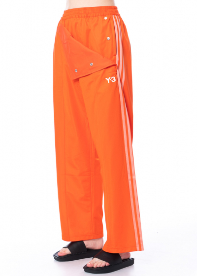 adidas Y-3, orange pants with buttons and elastic waistband IA1425