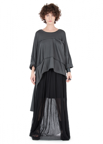 studiob3, Tunic with Asymmetric Hemline Piryys