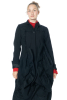 RUNDHOLZ, wool coat with embellished front 2241111213