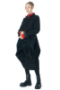 RUNDHOLZ, wool coat with embellished front 2241111213