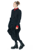 RUNDHOLZ, wool coat with embellished front 2241111213