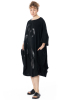 RUNDHOLZ, Oversize-Jerseykleid mit Spray-Print 1261300903 - NOBANANAS - Bild 4