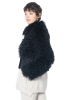 KEDZIOREK, smart short jacket made from faux fur 5102