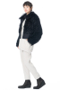 KEDZIOREK, smart short jacket made from faux fur 5102