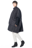 KEDZIOREK, casual quilted coat with 3/4 sleeves 5103