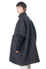 KEDZIOREK, casual quilted coat with 3/4 sleeves 5103