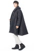 KEDZIOREK, elegant quilted coat with shawl collar 5104