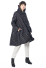 KEDZIOREK, elegant quilted coat with shawl collar 5104