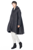 KEDZIOREK, elegant quilted coat with shawl collar 5104