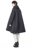 KEDZIOREK, elegant quilted coat with shawl collar 5104