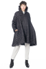 KEDZIOREK, elegant quilted coat with shawl collar 5104