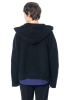 ULI SCHNEIDER, Fleece-Kapuzenjacke aus Wolle mit Taschen