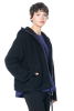 ULI SCHNEIDER, Fleece-Kapuzenjacke aus Wolle mit Taschen