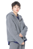 ULI SCHNEIDER, Fleece-Kapuzenjacke aus Wolle mit Taschen
