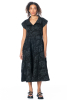 IGOR, dress with all-over print BARTOK