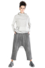 STUDIO B3, cropped jersey pants Venos grey