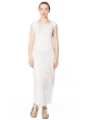 RUNDHOLZ DIP, elegant raw-edged dress with silk detailing 1242500902