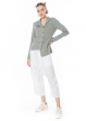 PAL OFFNER, asymmetric cotton jacket with front pockets