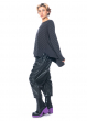 PLUSLAVIE PLÜ, leather-look trousers FEATHER PANT