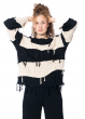 ULI SCHNEIDER, chunky knit big sweater with recycled cotton