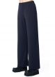 ULI SCHNEIDER, micro jersey flared trousers with elastic waistband
