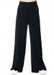 ULI SCHNEIDER, micro jersey baggy flared pants with pockets 