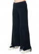 ULI SCHNEIDER, chunky knit flared pants with recycled cotton