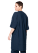 ULI SCHNEIDER, Kleid aus Leinen-Stretch mit Patch-Muster 