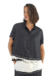 RUNDHOLZ, short, casual blouse with layered hem 1241200409