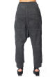 RUNDHOLZ, cotton blend trousers in washed out look 1241220102