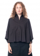 RUNDHOLZ, simple cotton blouse with shortened sleeves 2231230406