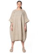 RUNDHOLZ, kastenförmiges Kleid mit natürlicher Textur 1241240916