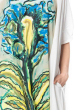RUNDHOLZ, big cotton dress with handprinted flower print 1241300902