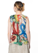 RUNDHOLZ, colorful tanktop with flower art print 1241620813