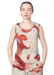 RUNDHOLZ, colorful tanktop with flower art print 1241620813