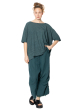 RUNDHOLZ, wide fit cotton pants with raw edges 1241750102