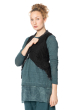 RUNDHOLZ, layered cotton vest with back string 1241751008