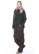 RUNDHOLZ DIP, cozy low-crotched trousers with pockets in 100% virgin wool 2232190101